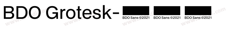 BDO Grotesk字体转换